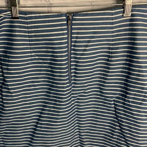 NWT Louche Chambray Remi striped skirt - Size 14 - Picture 5 of 6